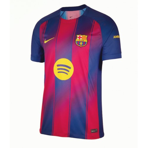 Lacne Muži Futbalové dres Barcelona Pau Cubarsi #5 2025-26 Krátky Rukáv - Domáci